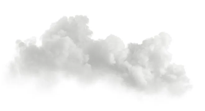 Smoke drifting through the air